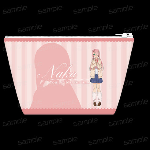 『君は冥土様。』合皮舟形ポーチ【日陰ナカ】