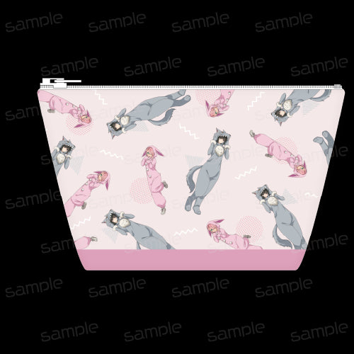 『君は冥土様。』合皮舟形ポーチ【雪&ナカ】