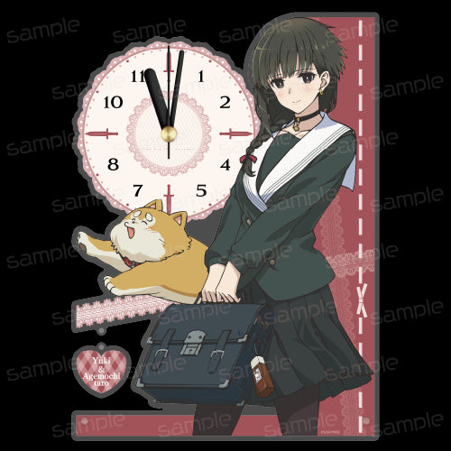 『君は冥土様。』描き下ろし アクリル置時計【雪&あげもち太郎】【202506再販】