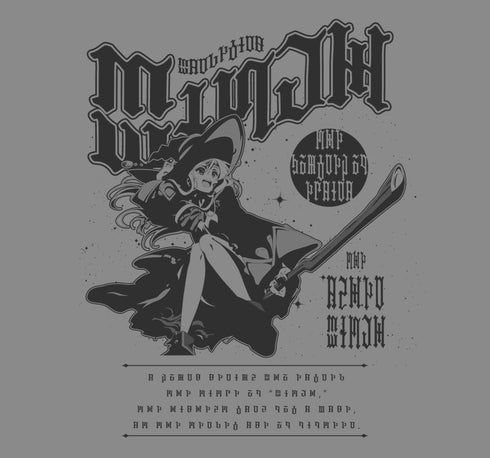 『魔女の旅々』イレイナ Tシャツ MIX GRAY【202406再販】