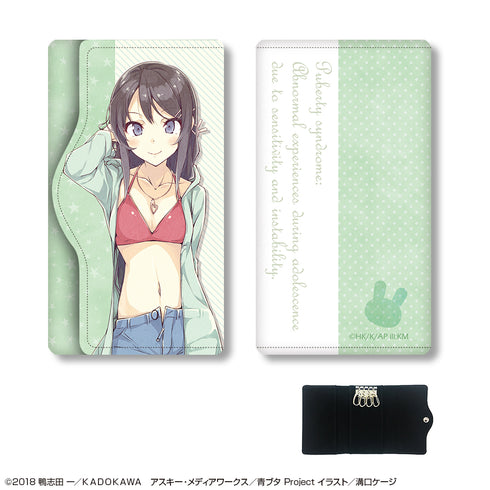 『青春ブタ野郎はバニーガール先輩の夢を見ない』レザーキーケース デザイン02(桜島麻衣/B)