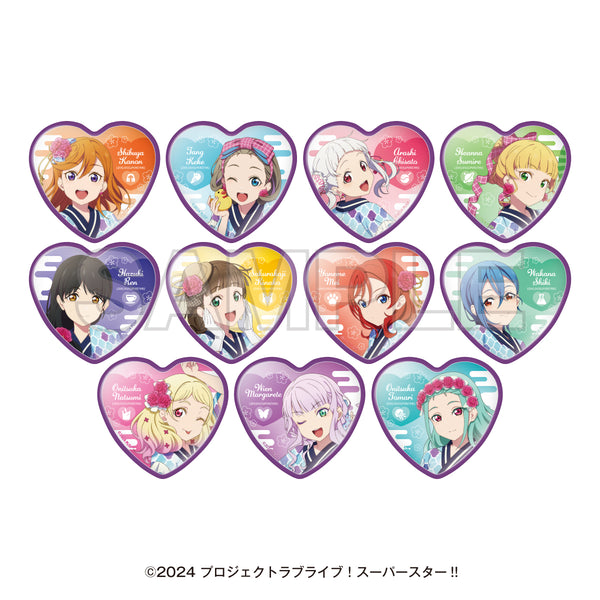 『ラブライブ!スーパースター!!』湯めぐりタイム with Liella! トレーディングハート缶バッジ(11種入りBOX)