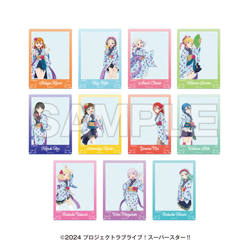 『ラブライブ!スーパースター!!』湯めぐりタイム with Liella! トレーディングスナップ風フォトクリアカード(11種入りBOX)
