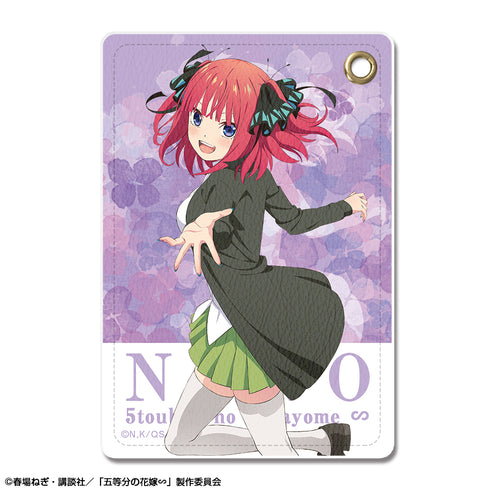 『五等分の花嫁∽』レザーパスケース デザイン03(中野二乃/A)