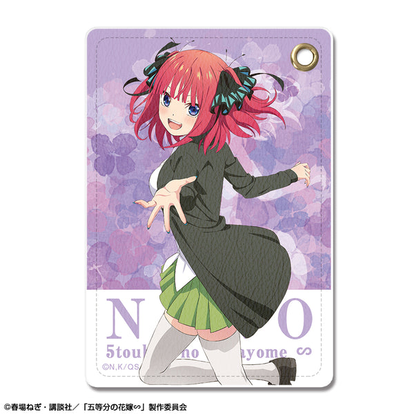 『五等分の花嫁∽』レザーパスケース デザイン03(中野二乃/A)