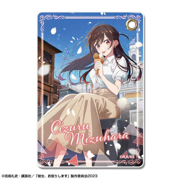 『彼女、お借りします』レザーパスケース Ver.3 デザイン06 (水原千鶴/B)