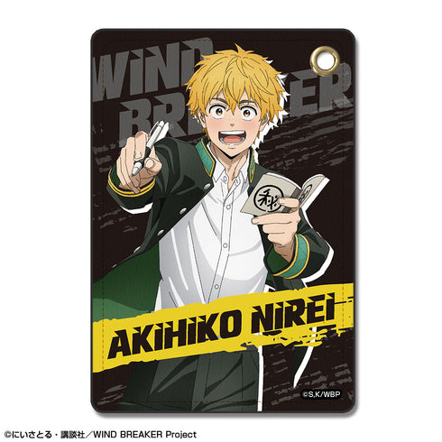"WIND BREAKER" Leather Pass Case, Design 02 (Akihiko Yui)