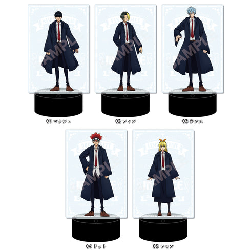 "MASHLE" LED Large Acrylic Stand 05 Lemon