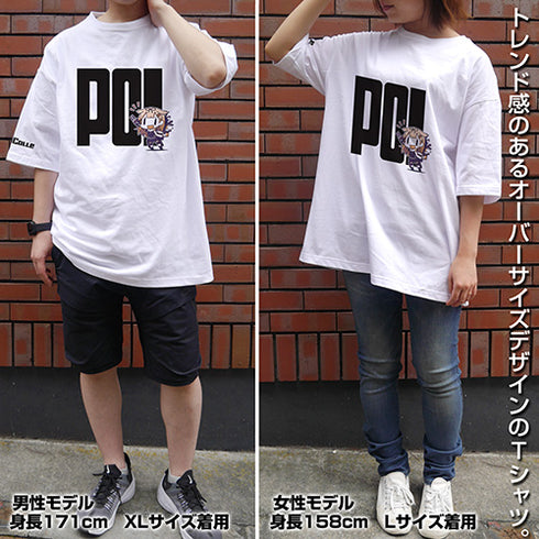 『艦隊これくしょん -艦これ-』夕立っぽいビッグシルエットTシャツ/WHITE