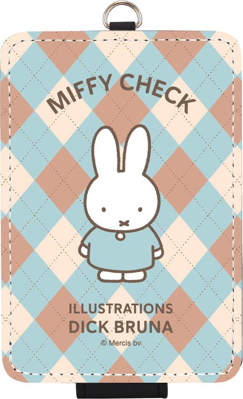 『ミッフィー』MIFFY CHECK ICカードケース ミッフィーA