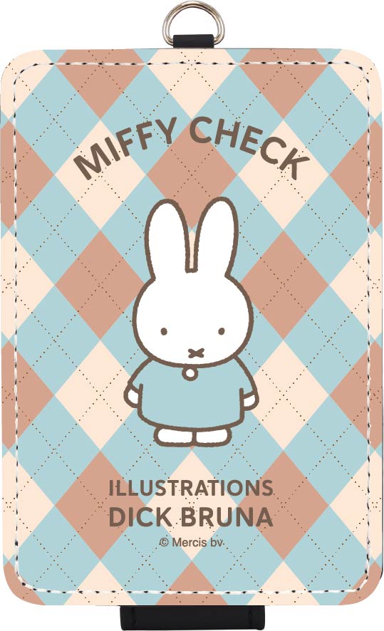 『ミッフィー』MIFFY CHECK ICカードケース ミッフィーA