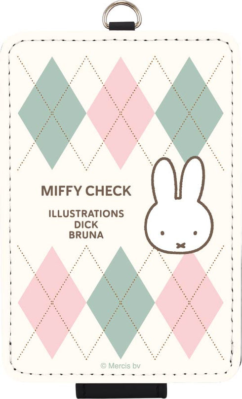 『ミッフィー』MIFFY CHECK ICカードケース ミッフィーB