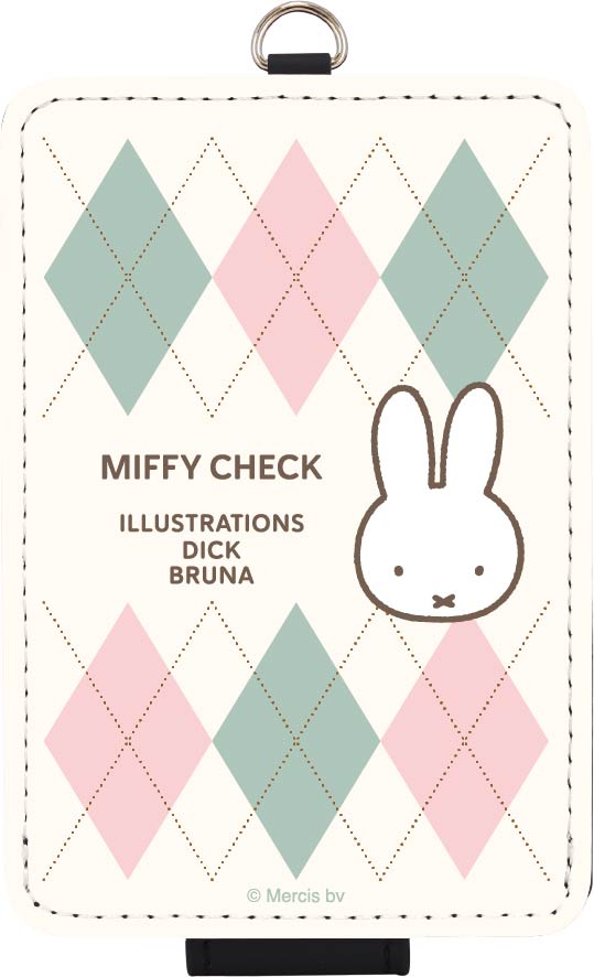 『ミッフィー』MIFFY CHECK ICカードケース ミッフィーB