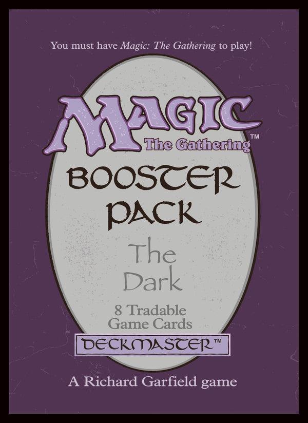 "Magic: The Gathering" Player Card Sleeves MTGS-1005 RETRO CORE "The Dark" (Re-reprint Edition)