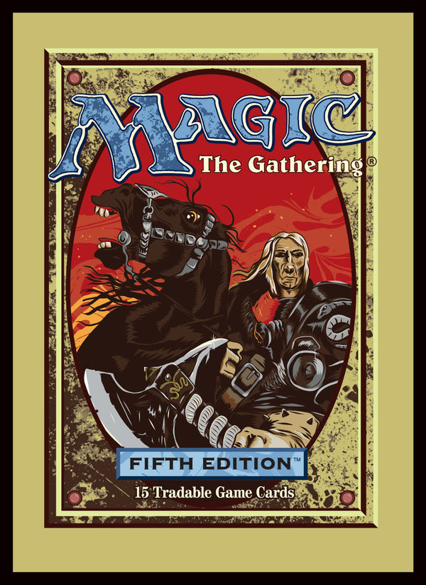 "Magic: The Gathering" Player Card Sleeves MTGS-1008 RETRO CORE "Basic Set 5th Edition" (Re-reprint)