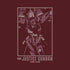 『機動戦士ガンダムSEED DESTINY』インフィニットジャスティスガンダム Tシャツ BURGUNDY【202406再販】
