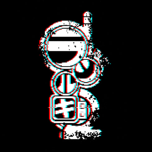 『ラジルギ2』グリッチロゴ Tシャツ