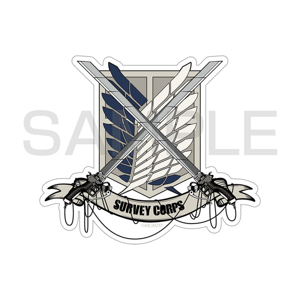 『進撃の巨人』調査兵団 屋外対応ステッカー