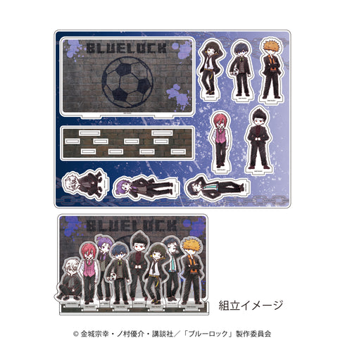 『ブルーロック』プレミアム アクリルジオラマプレート 02/スーツver. 集合(グラフアートイラスト)