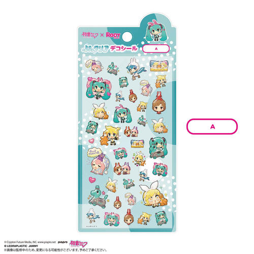 『初音ミク』×RODY ぷっクリアデコシール A