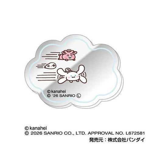 『サンリオキャラクターズ』コレクションミラーステッカー カナヘイの小動物×サンリオキャラクターズ BOX