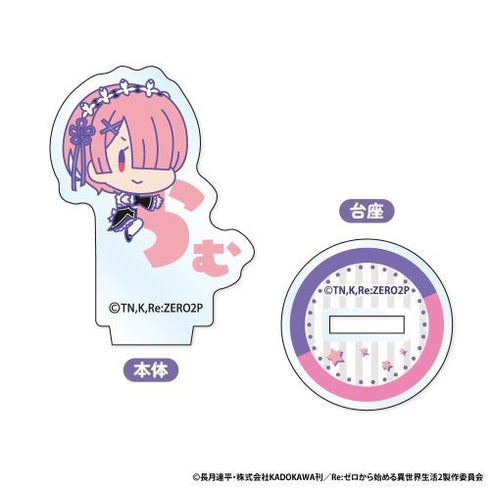 『RE:ゼロから始める異世界生活』おなまえぴたんコ ミニアクリルスタンド BOX