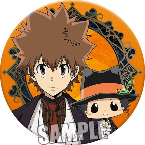 『家庭教師ヒットマンREBORN!』缶バッジ 「ツナ & リボーン」 フォーマル Ver.