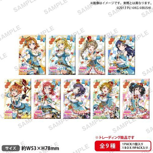 『ラブライブ!スクールアイドルフェスティバル』しかくいホログラム缶バッジコレクション μ's 不思議の国 Ver. BOX