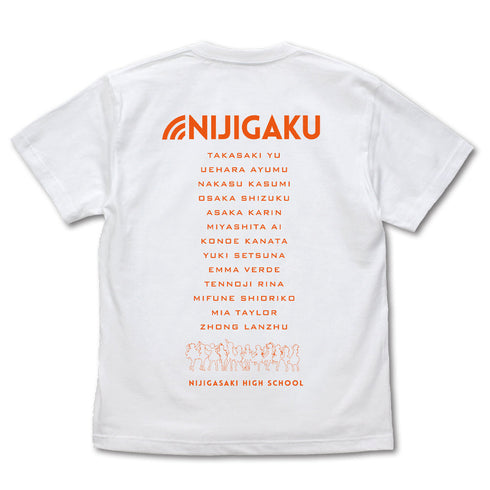 『ラブライブ!虹ヶ咲学園スクールアイドル同好会』虹ヶ咲学園スクールアイドル同好会 Tシャツ/WHITE【202406再販】