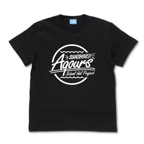 『ラブライブ!サンシャイン!! 』Aqours Tシャツ/BLACK 【202405再販】