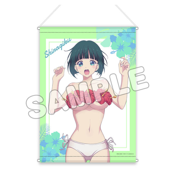 『女神のカフェテラス』描き下ろしB2タペストリー 小野白菊(水着)