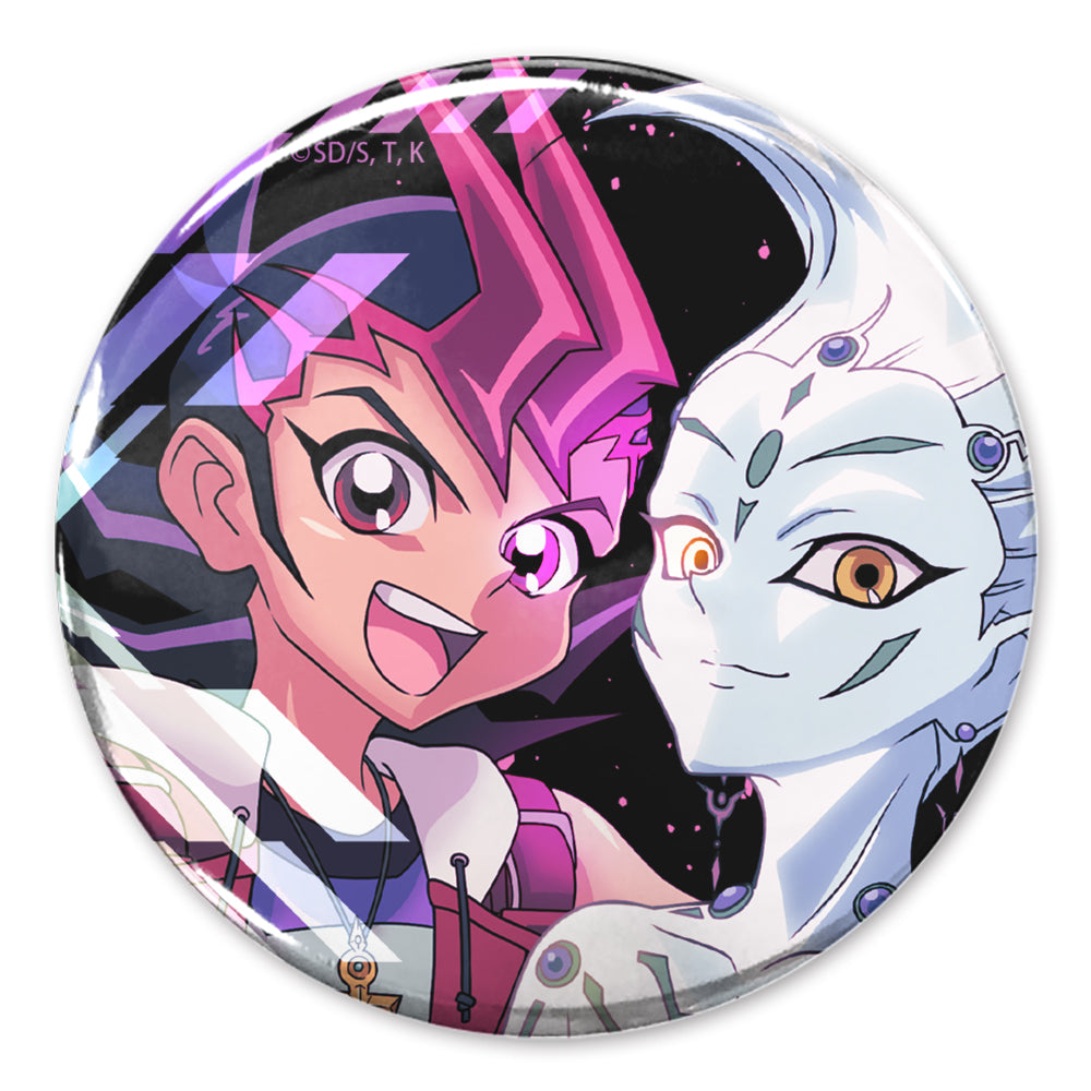 遊☆戯☆王ZEXAL』描き下ろし 九十九遊馬＆アストラル 65mm缶バッジ 最強の決闘者達Ver. – Anime Store JP