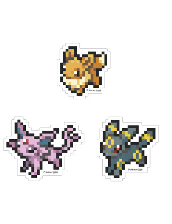 『ポケットモンスター』モバイルステッカー イーブイ&エーフィ&ブラッキー