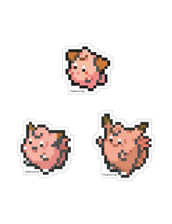 『ポケットモンスター』モバイルステッカー ピィ&ピッピ&ピクシー