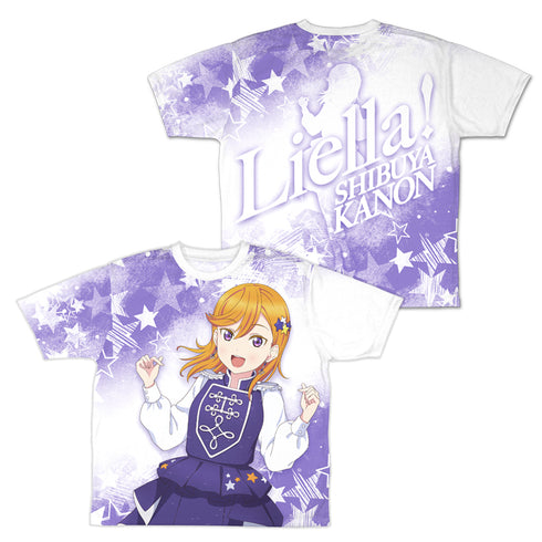 『ラブライブ!スーパースター!!』描き下ろし 澁谷かのん 両面フルグラフィックTシャツ『Sing!Shine!Smile!』Ver.