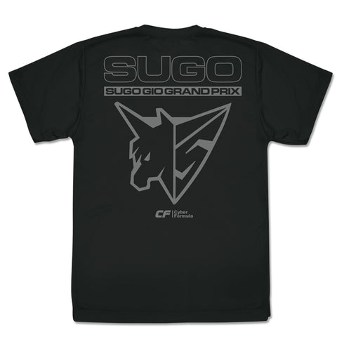 『新世紀GPXサイバーフォーミュラSIN』スゴウGIOグランプリ ドライTシャツ BLACK