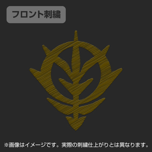 『機動戦士ガンダム』ジオン地球方面軍 刺繍ポロシャツ/BLACK【202405再販】