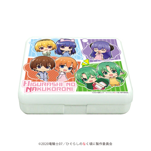 『ひぐらしのなく頃に 卒』小物ケース(ラムネ付き) 03/コマ割りデザイン パジャマver.(ミニキャライラスト)