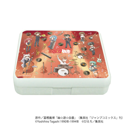 『幽☆遊☆白書』小物ケース(ラムネ付き) 04/散りばめデザイン JAZZver.(グラフアートイラスト)