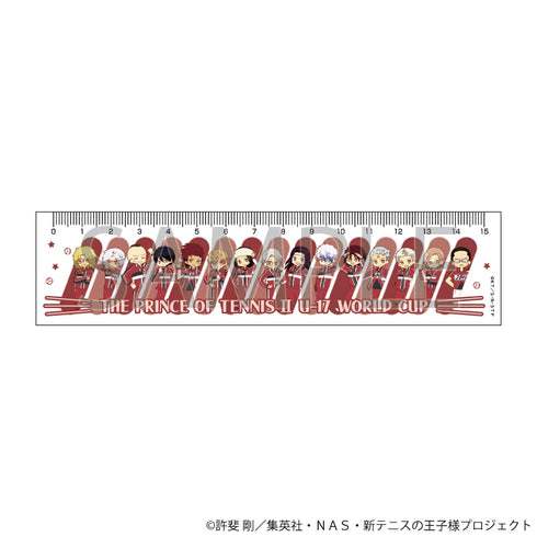 『新テニスの王子様』定規15㎝ 04/U-17日本代表 高校生(レトロアートイラスト)