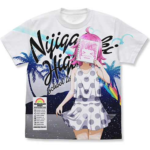 "Love Live! Nijigasaki Academy School Idol Club" Rina Tennoji Full-Print T-Shirt (Swimsuit Ver.)