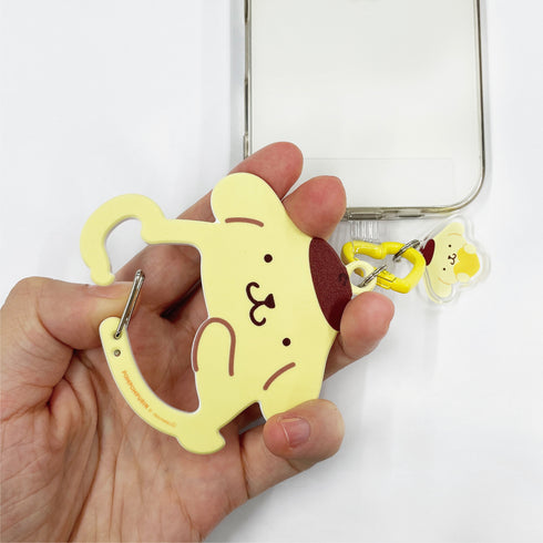 『サンリオキャラクターズ』マルチリングプラス カラビナ付き ポムポムプリン