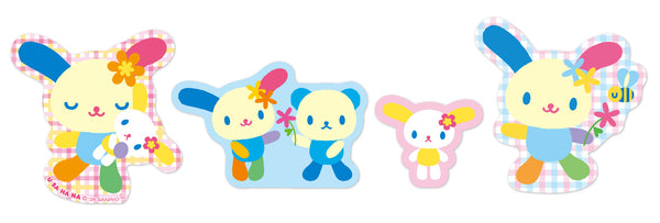 『サンリオキャラクターズ』ウサハナ モバイルステッカー