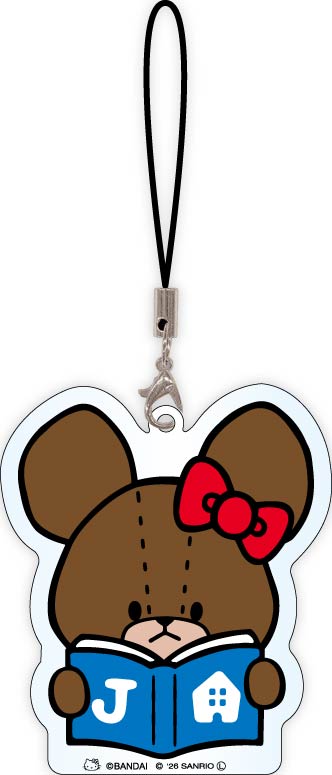 "Kuma no Gakkou × Hello Kitty" Mobile Acrylic Strap, Large Size SANGK-04C