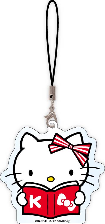 "Kuma no Gakkou × Hello Kitty" Mobile Acrylic Strap, Large Size SANGK-04D