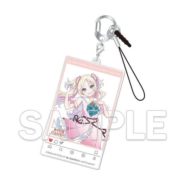 『ラブライブ!蓮ノ空女学院スクールアイドルクラブ』SNS風アクリルキーホルダー 大沢瑠璃乃 Dream Believers Ver.