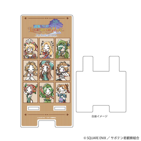 『聖剣伝説 Legend of Mana』スマキャラスタンド 01/コマ割りデザイン(グラフアートイラスト)