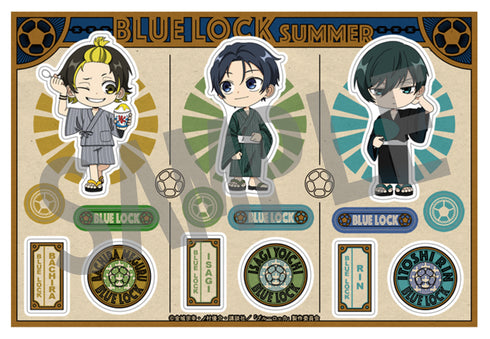 『ブルーロック』ステッカー 潔世一&蜂楽廻&糸師凛 SUMMER ver.