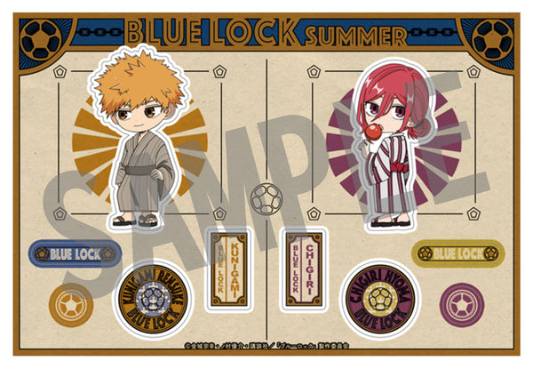 『ブルーロック』ステッカー 國神錬介&千切豹馬 SUMMER ver.