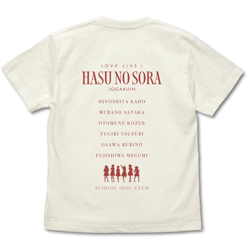 『ラブライブ!蓮ノ空女学院スクールアイドルクラブ』蓮ノ空女学院 Tシャツ VANILLA WHITE